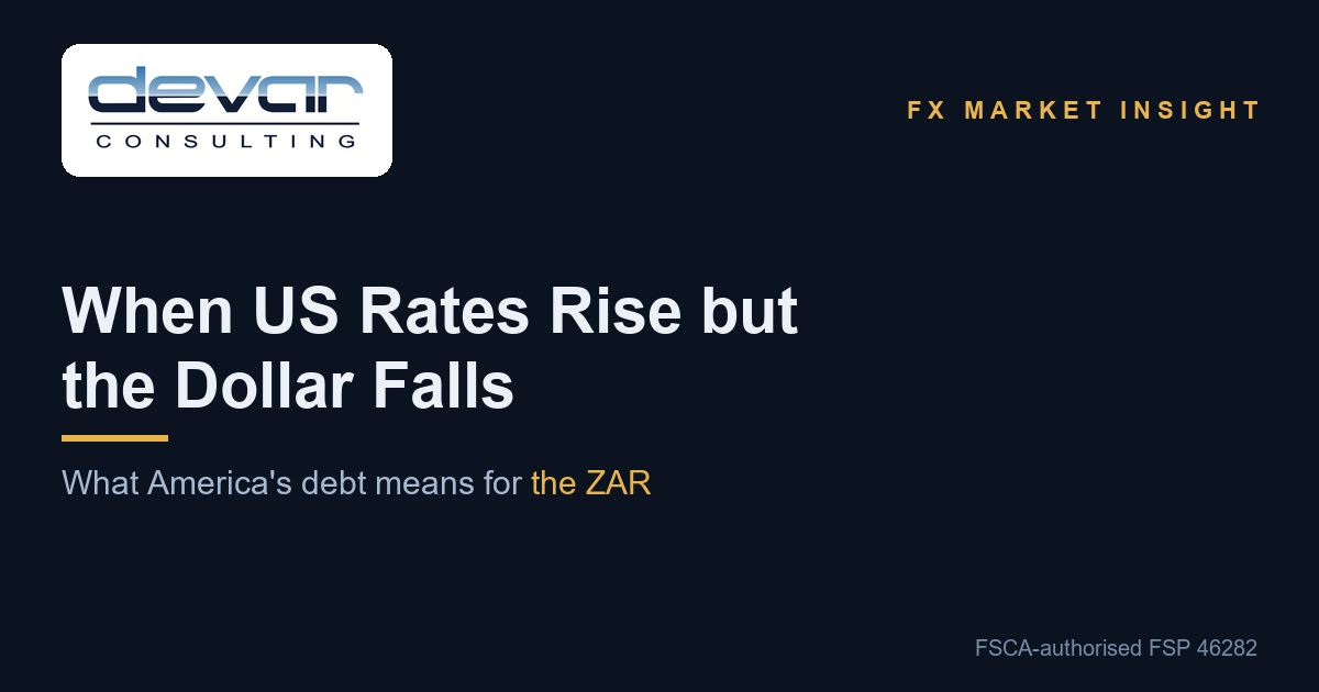 When US Rates Rise but the Dollar Falls
